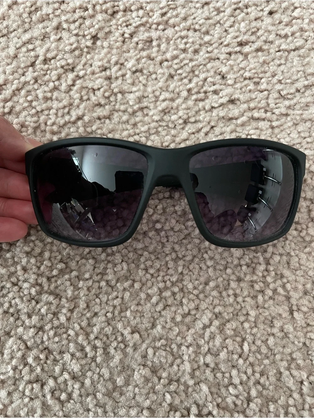 KENNETH COLE REACTION Men's Retro Sporty Wrap-around Rectangle Shape Sunglasses
